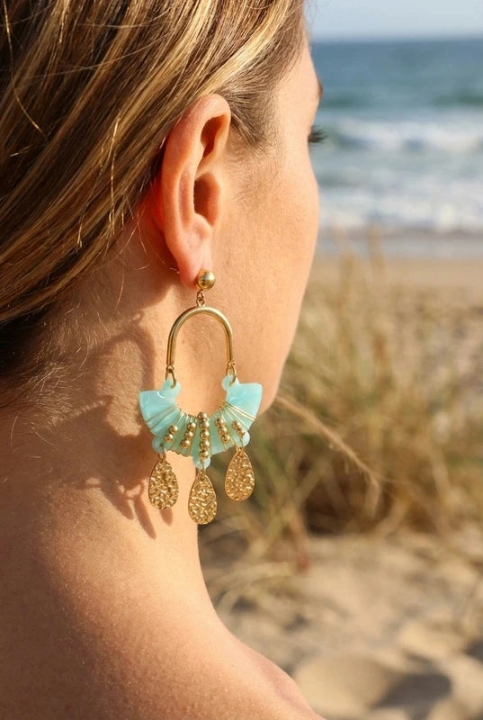 Boucles d’oreilles en acier inoxydable