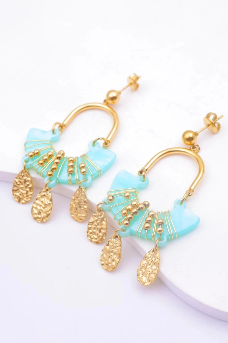Boucles d’oreilles en acier inoxydable