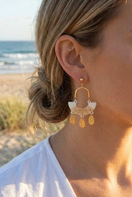Boucles d’oreilles en acier inoxydable