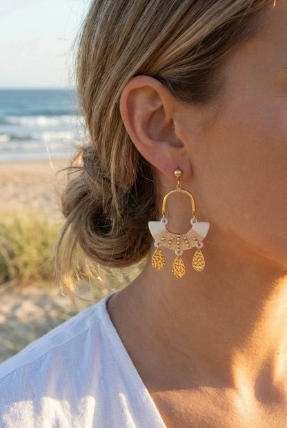 Boucles d’oreilles en acier inoxydable