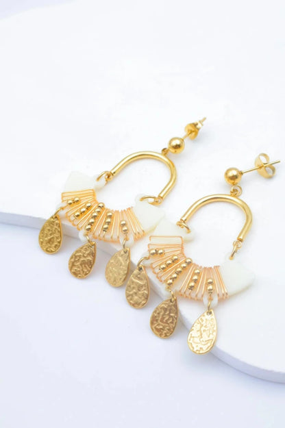 Boucles d’oreilles en acier inoxydable