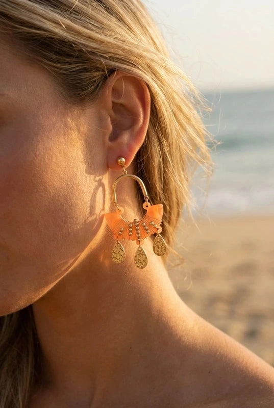 Boucles d’oreilles en acier inoxydable