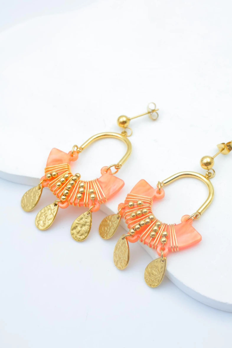 Boucles d’oreilles en acier inoxydable