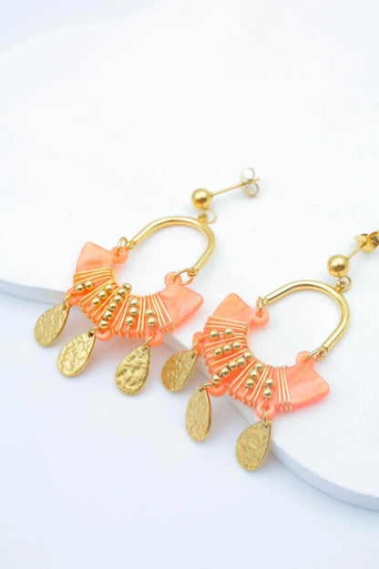 Boucles d’oreilles en acier inoxydable