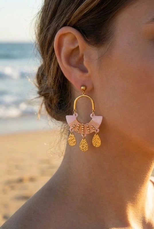 Boucles d’oreilles en acier inoxydable