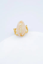 Bague en acier inoxydable ajustable - BLANC