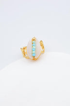 Bague en acier inoxydable ajustable - BLEU