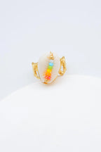 Bague en acier inoxydable ajustable - MULTICOLORE