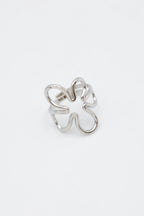 Bague en acier inoxydable ajustable - ARGENT