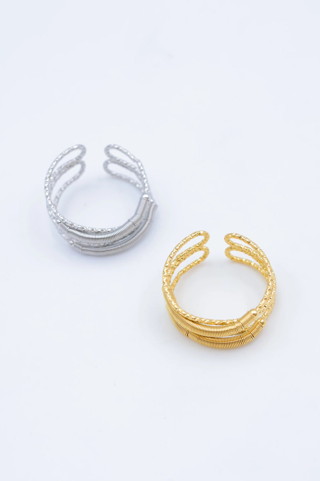 Bague en acier inoxydable ajustable - DORÉ