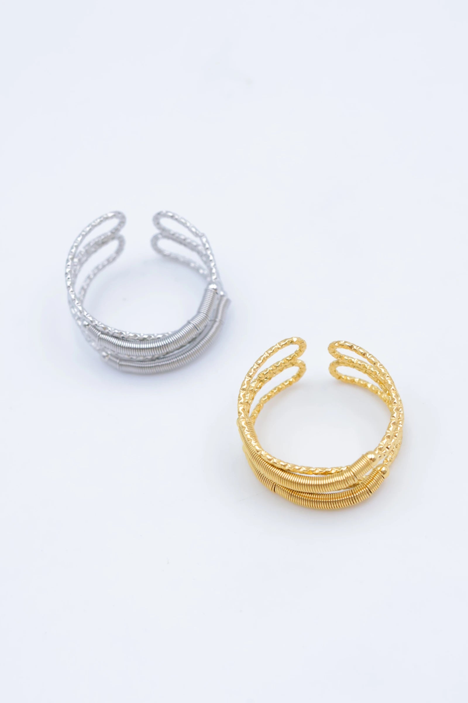 Bague en acier inoxydable ajustable - DORÉ