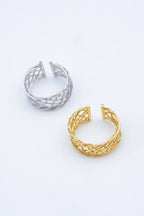 Bague en acier inoxydable ajustable - DORÉ