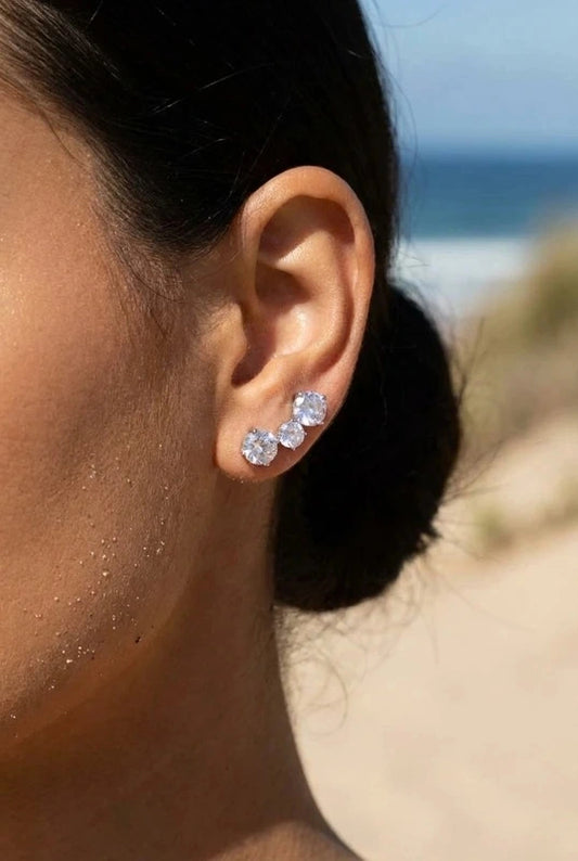 Boucles d’oreilles en acier inoxydable