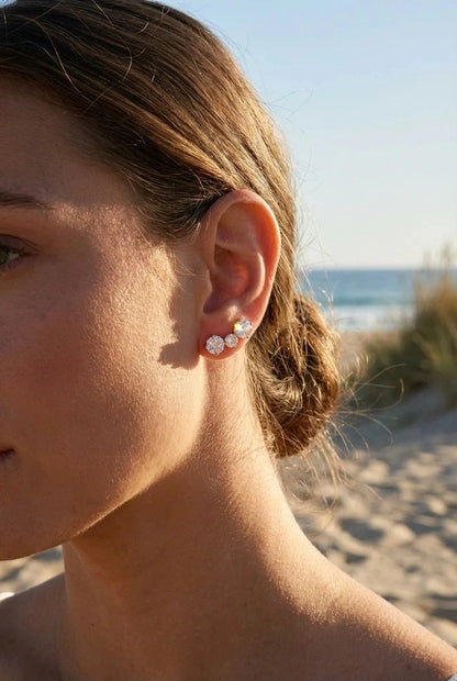 Boucles d’oreilles en acier inoxydable