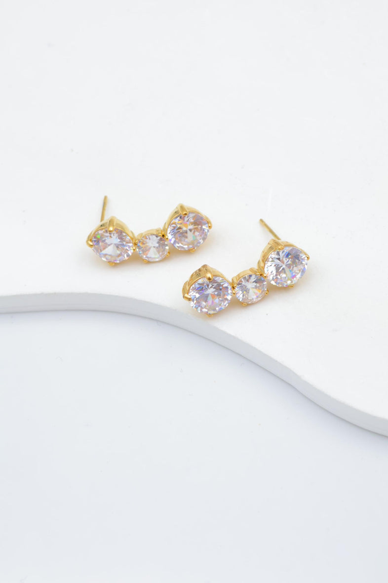 Boucles d'oreilles en acier inoxydable - DORÉ