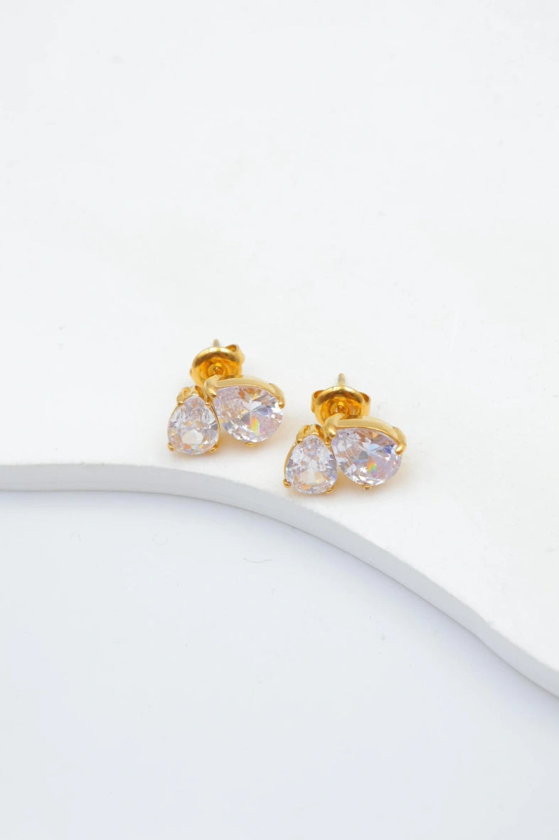 Boucles d'oreilles en acier inoxydable - DORÉ