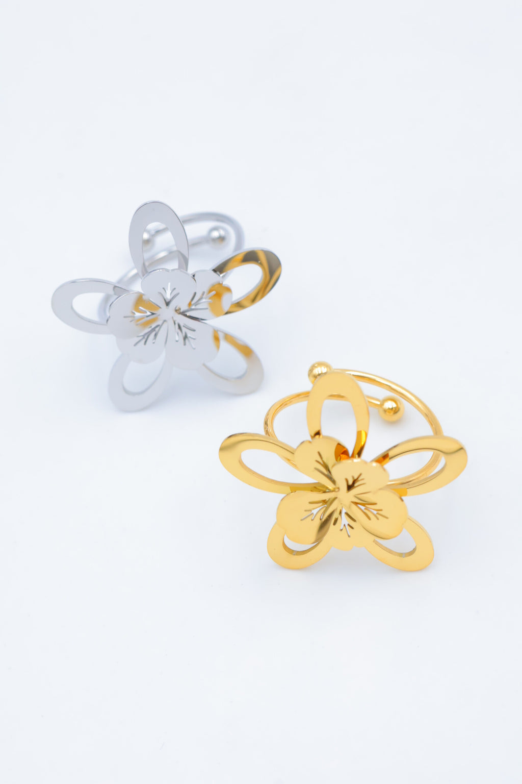 Bague en acier inoxydable ajustable - DORÉ