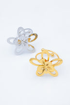 Bague en acier inoxydable ajustable - DORÉ