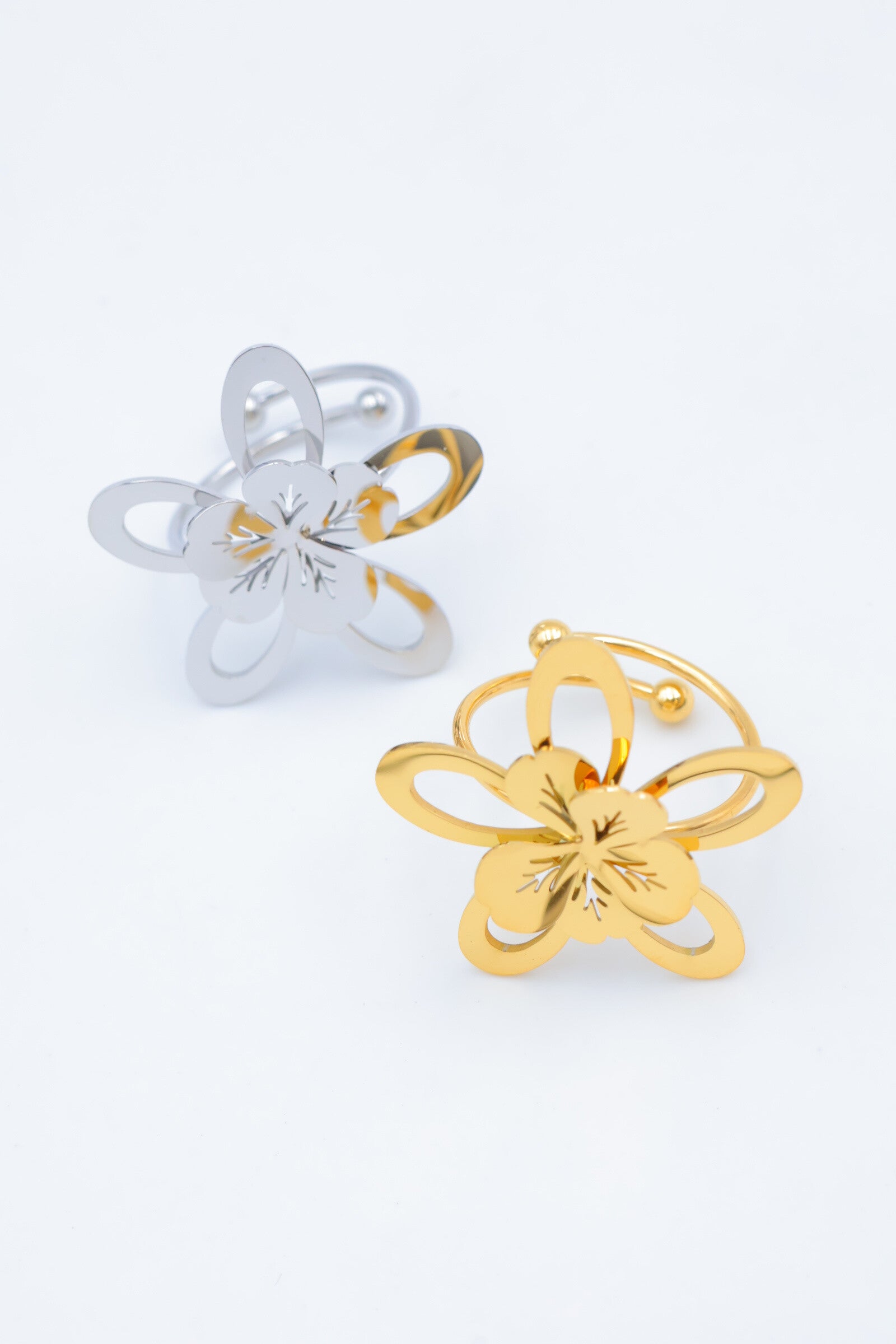 Bague en acier inoxydable ajustable - DORÉ