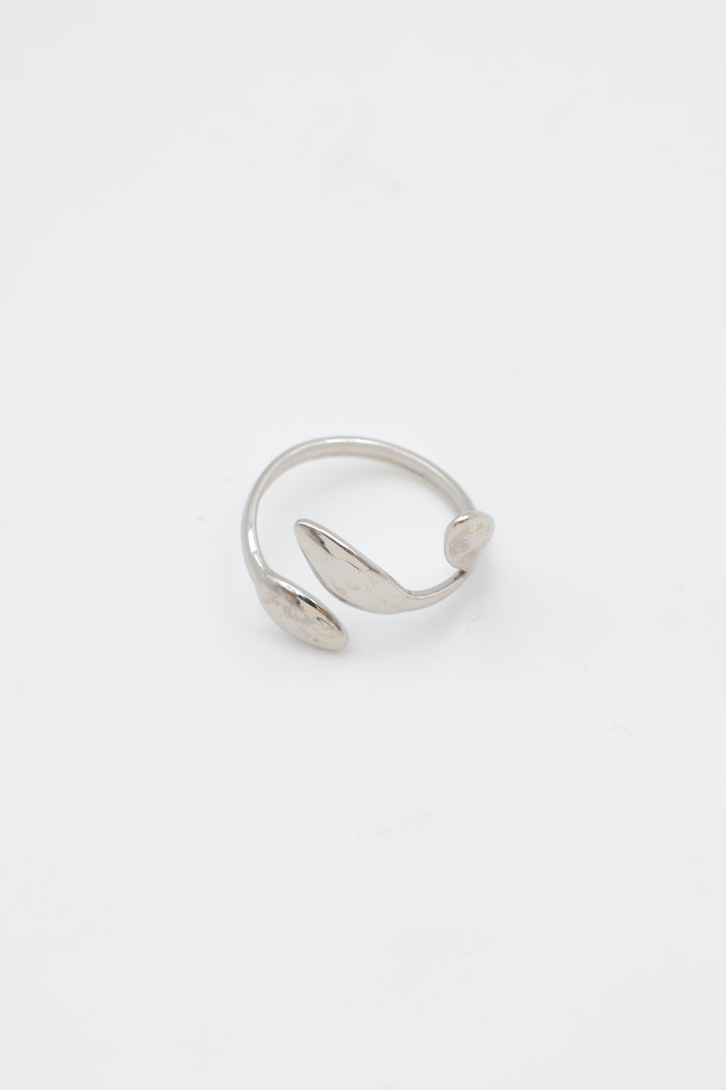 Bague en acier inoxydable ajustable - ARGENT