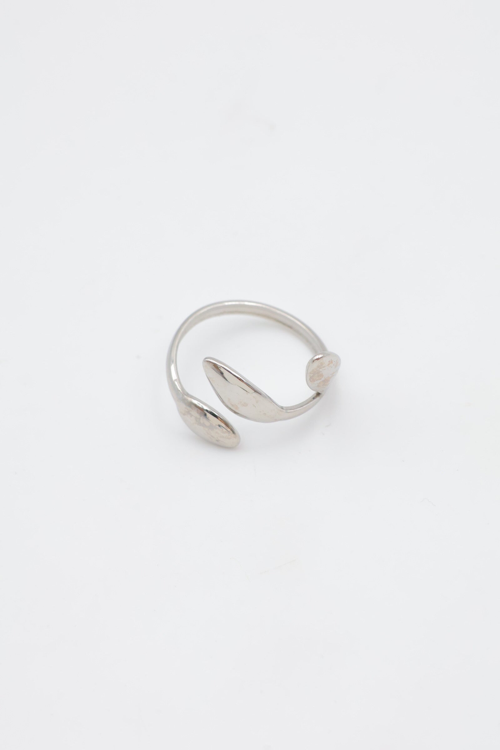 Bague en acier inoxydable ajustable - ARGENT