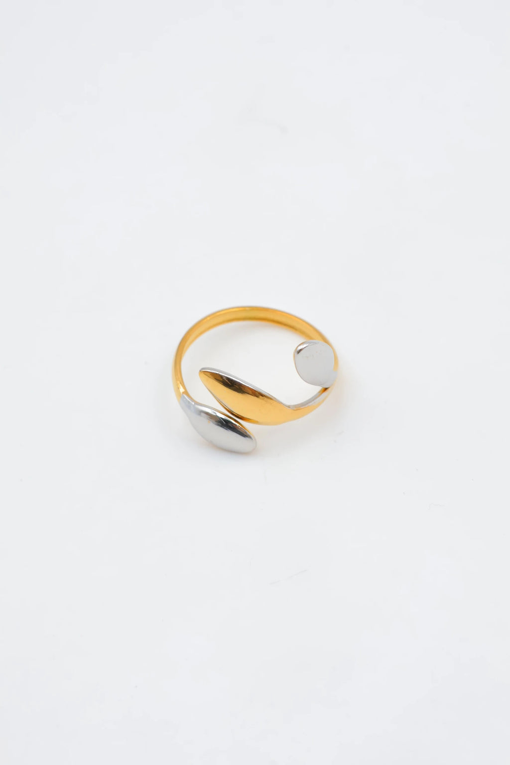 Bague en acier inoxydable ajustable - GRIS