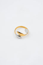 Bague en acier inoxydable ajustable - GRIS
