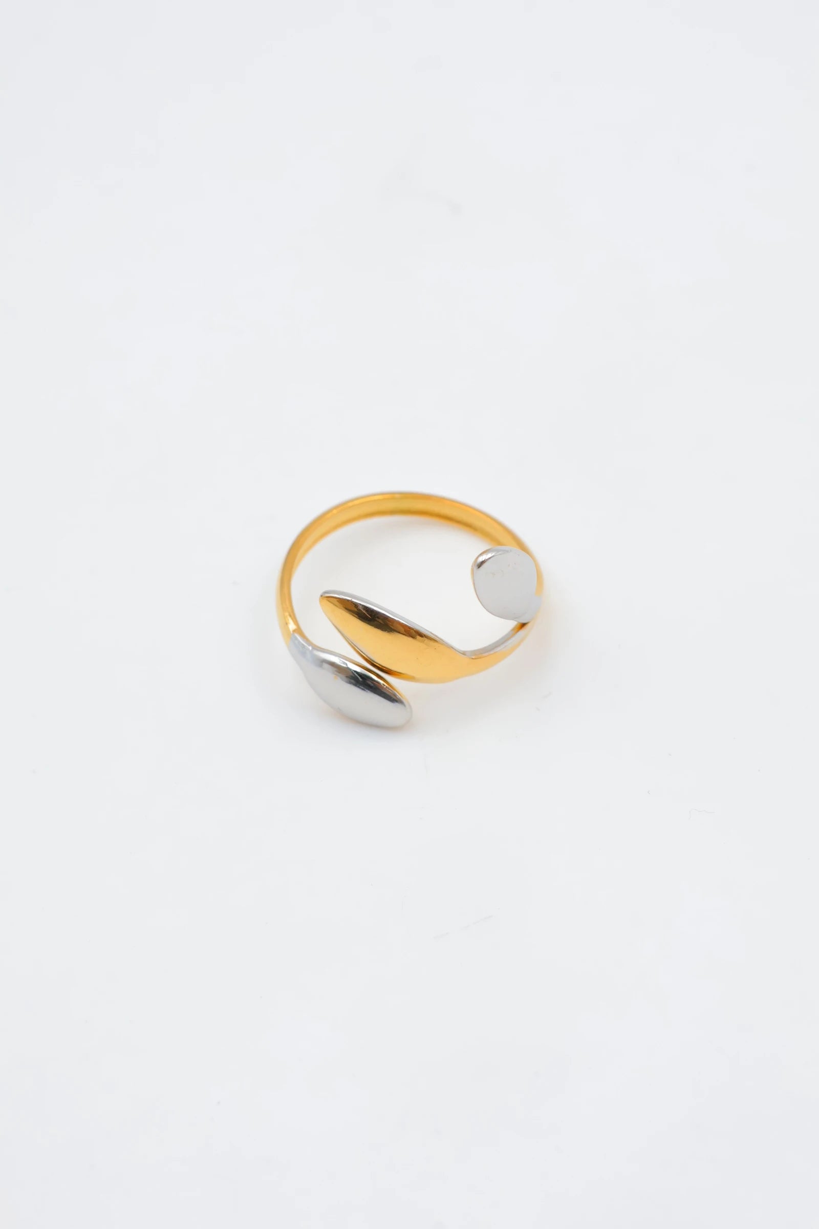 Bague en acier inoxydable ajustable - GRIS