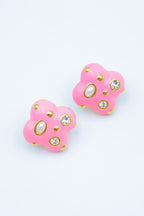Boucles d'oreilles en acier inoxydable - ROSE