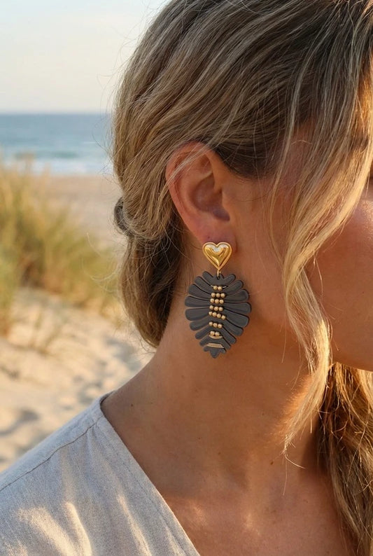 Boucles d’oreilles en acier inoxydable