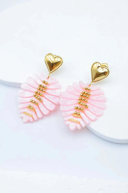 Boucles d’oreilles en acier inoxydable