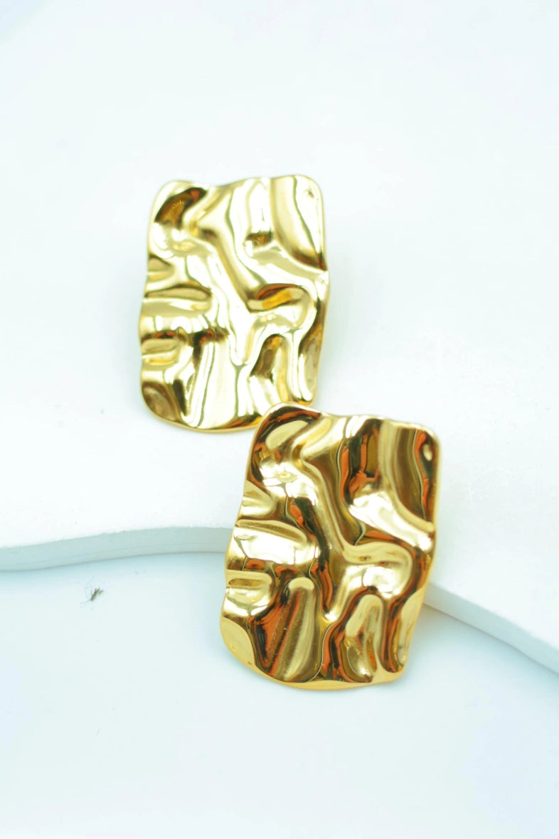 Boucles d'oreilles en acier inoxydable - DORÉ