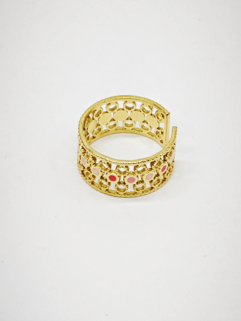Bague en acier inoxydable ajustable - ROSE