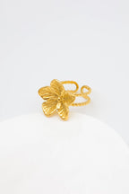 Bague en acier inoxydable ajustable - DORÉ