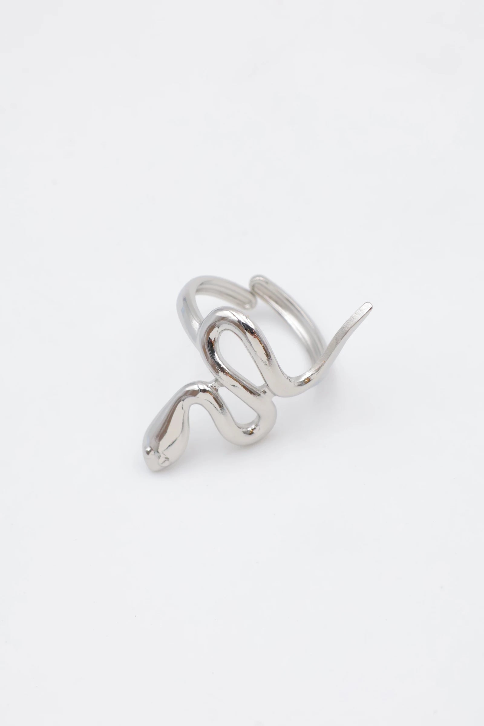 Bague en acier inoxydable ajustable - ARGENT