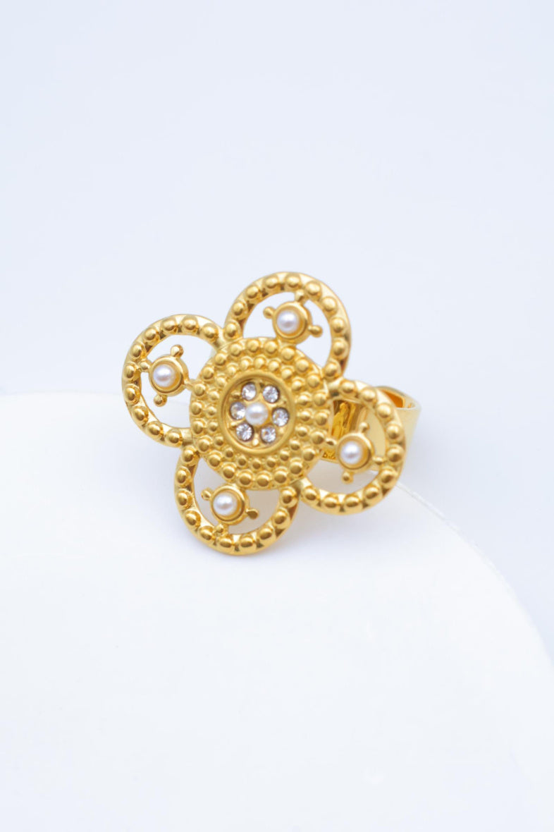 Bague en acier inoxydable ajustable - DORÉ