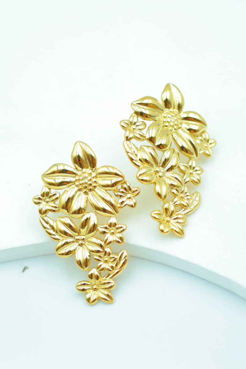 Boucles d'oreilles en acier inoxydable - DORÉ