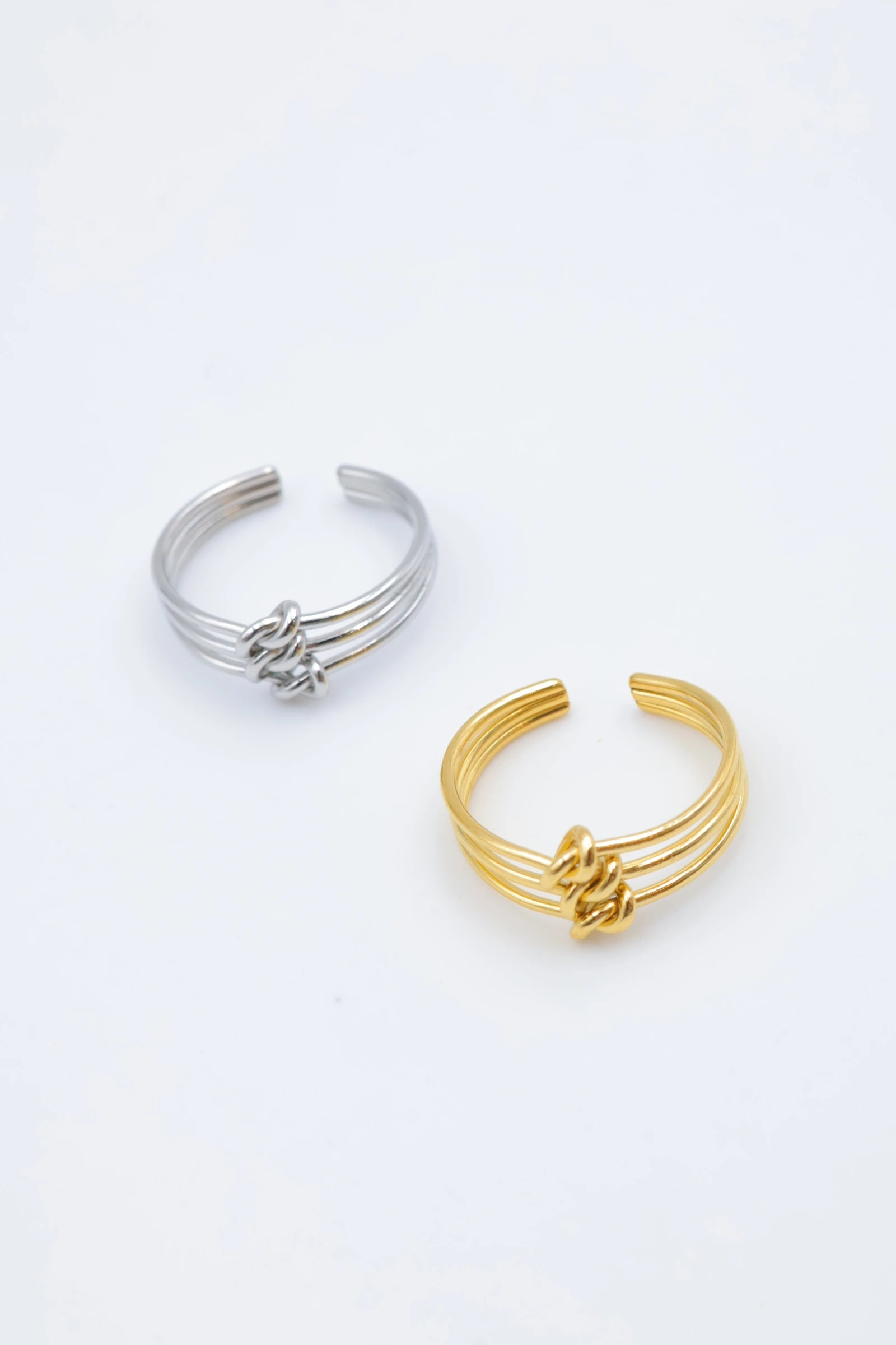 Bague en acier inoxydable ajustable - DORÉ