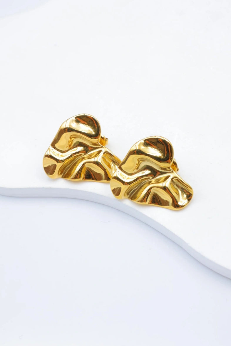 Boucles d'oreilles en acier inoxydable - DORÉ