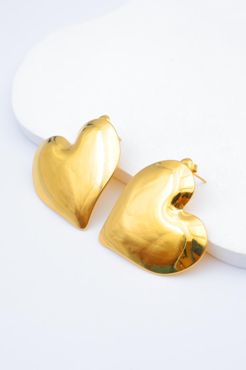 Boucles d'oreilles en acier inoxydable - DORÉ