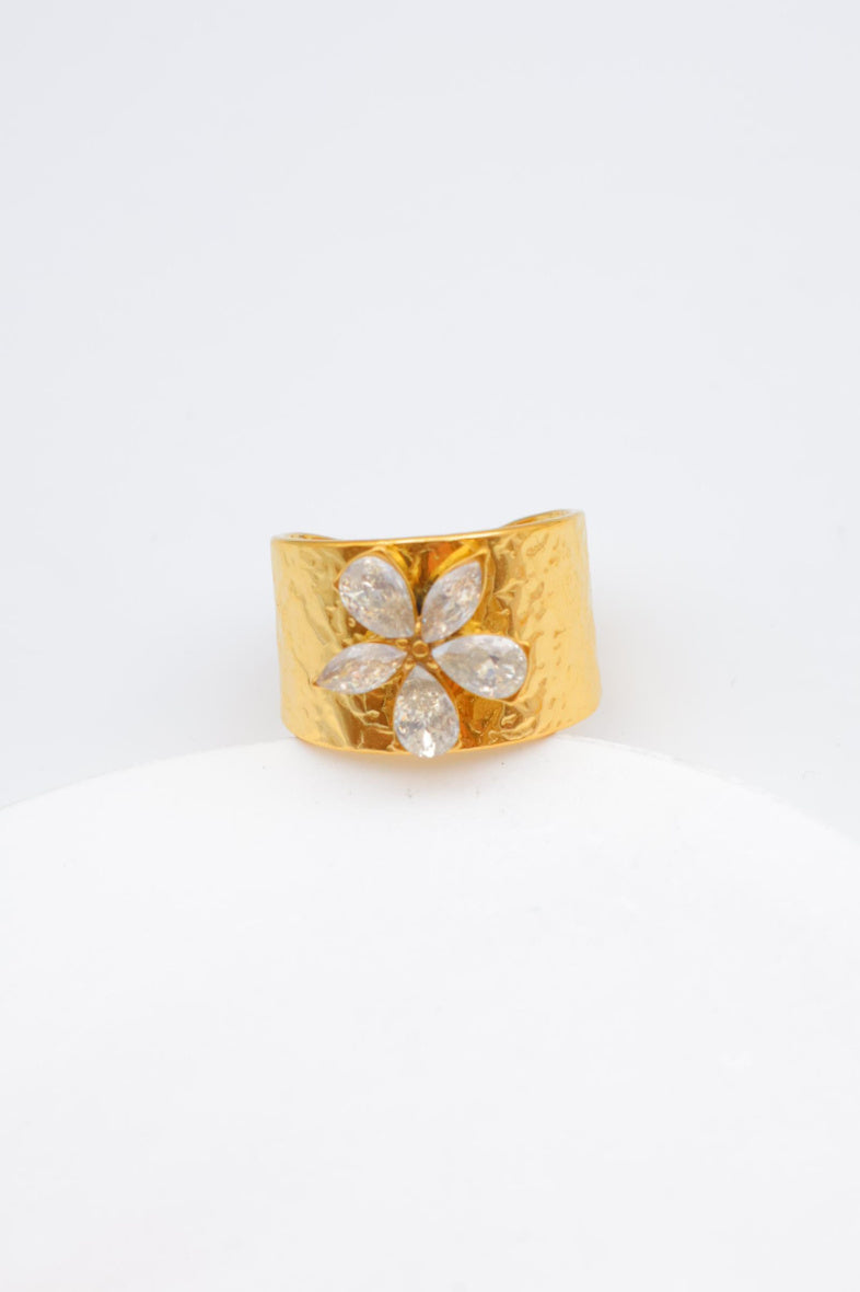 Bague en acier inoxydable ajustable - DORÉ