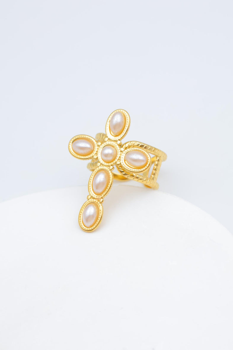 Bague en acier inoxydable ajustable - DORÉ