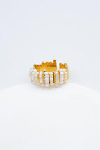Bague en acier inoxydable ajustable - BLANC