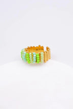 Bague en acier inoxydable ajustable - VERT