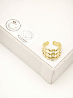 Bague en acier inoxydable ajustable - VERT