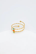 Bague en acier inoxydable ajustable - MULTICOLORE