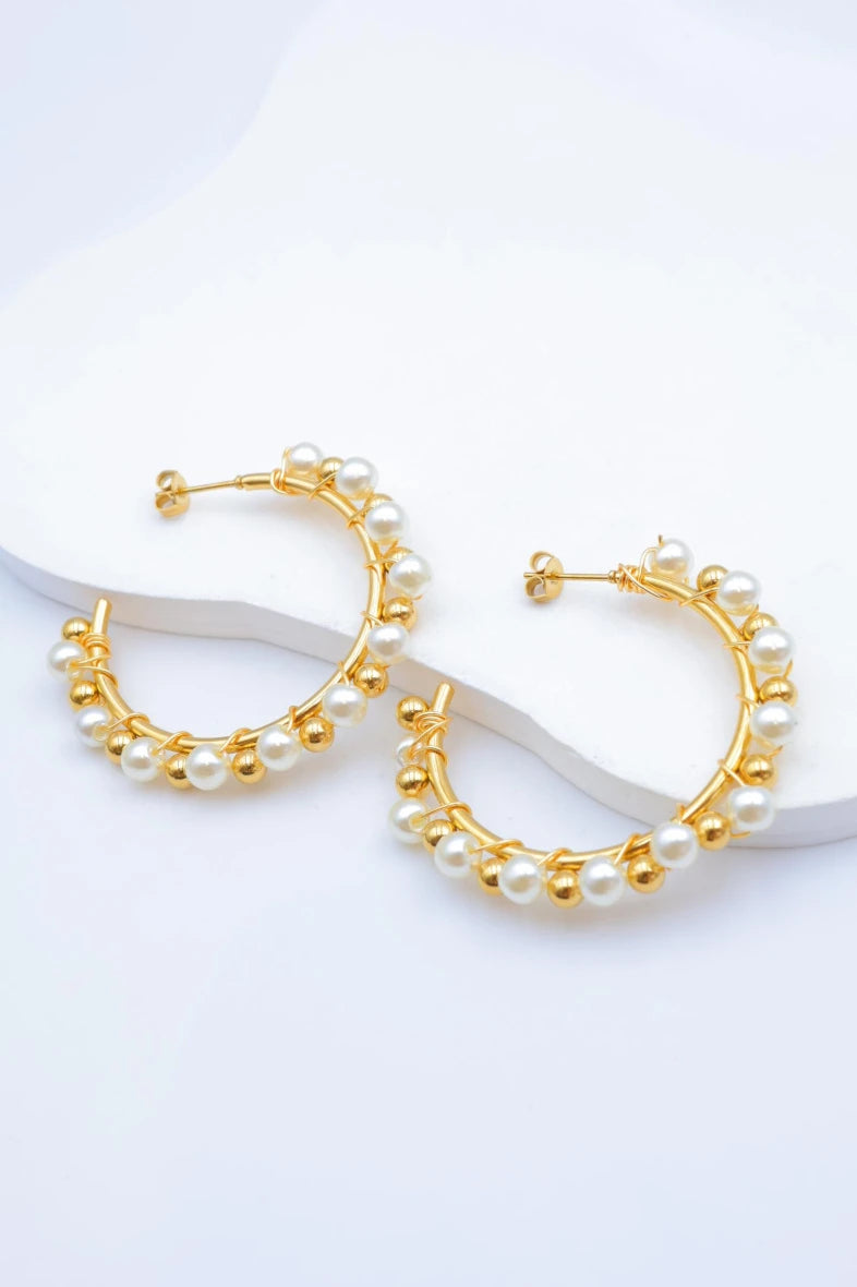 Boucles d’oreilles en acier inoxydable