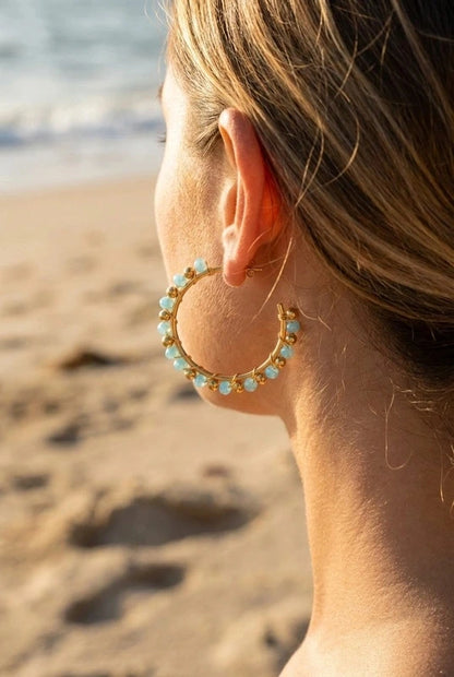 Boucles d’oreilles en acier inoxydable