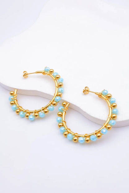 Boucles d’oreilles en acier inoxydable
