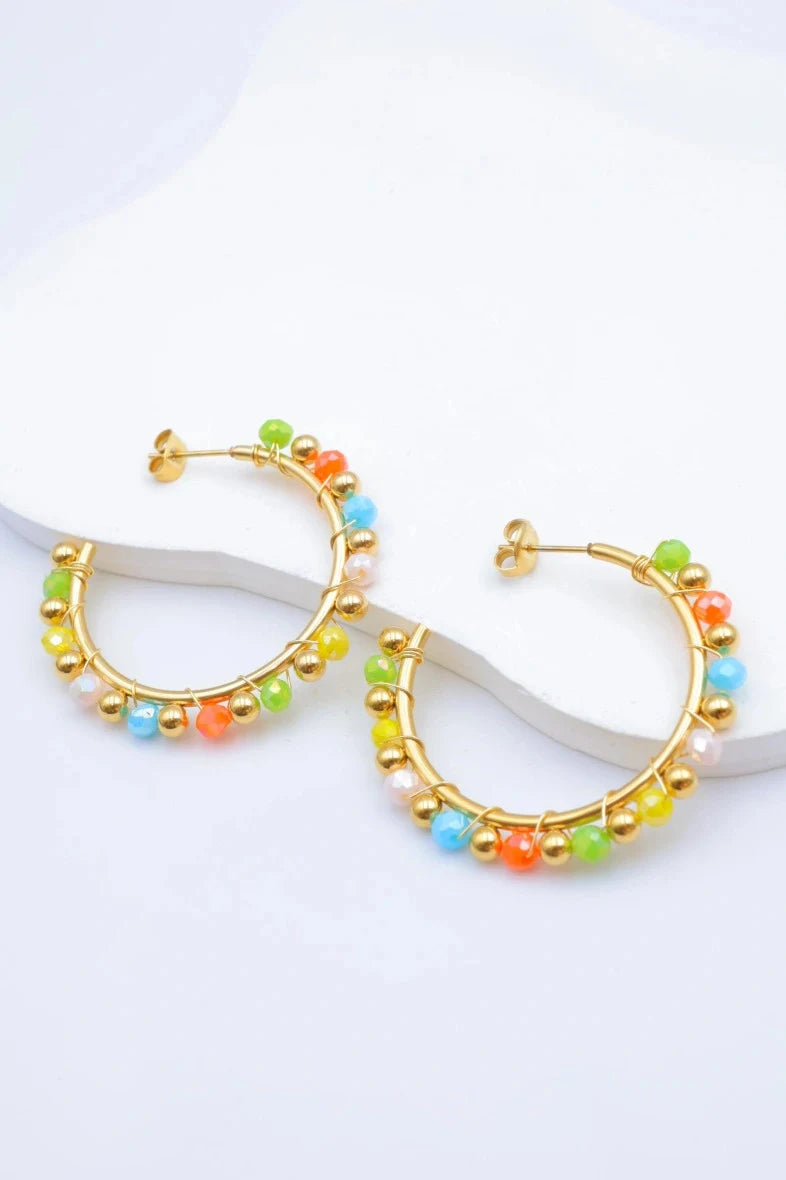 Boucles d’oreilles en acier inoxydable
